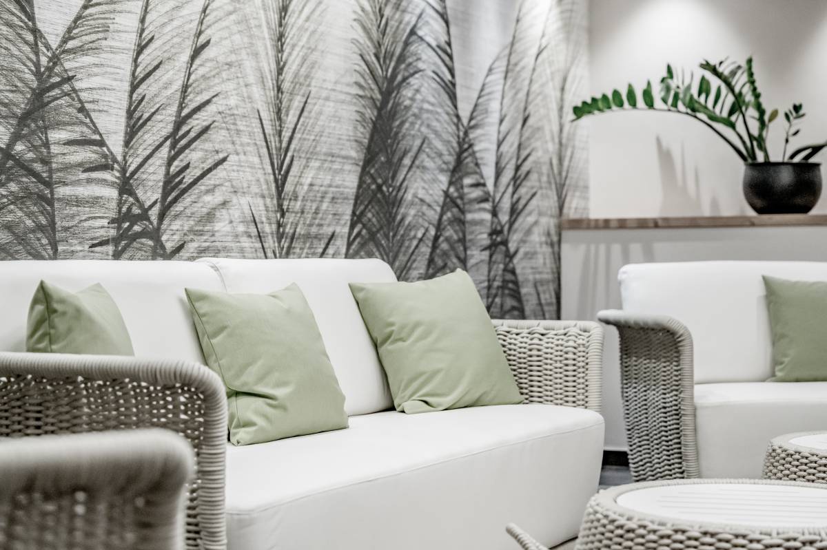 Couch in Spa Hotel Riml