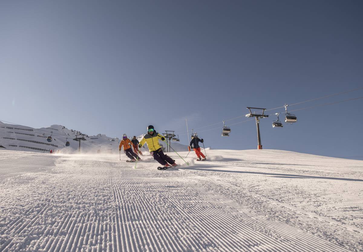 Skifahren im Ötztal